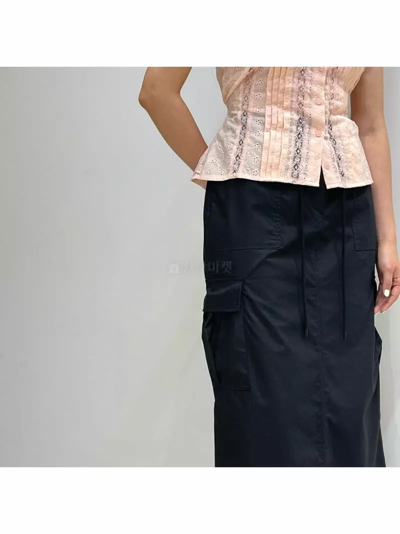 Another Avenue - Korean Women Fashion - #vintageinspired - Cargo Skirt - 3