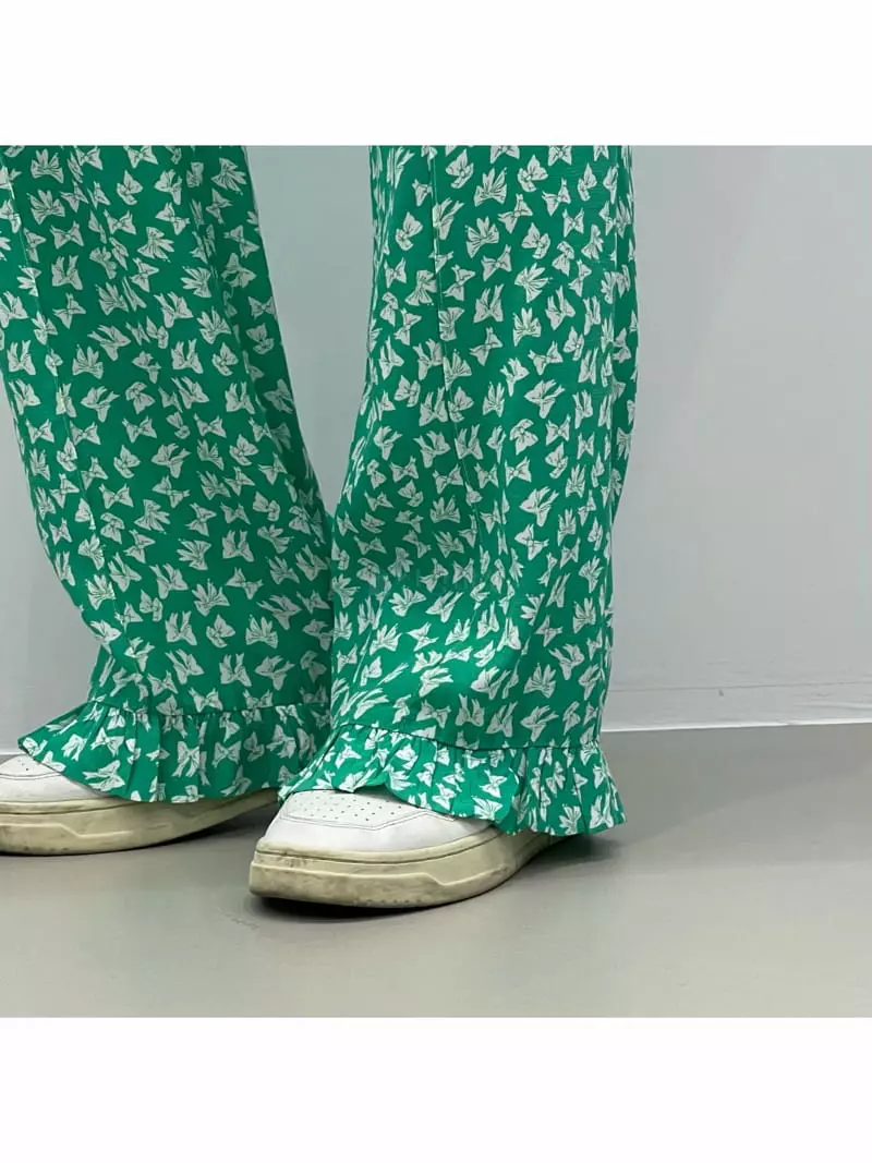 Another Avenue - Korean Women Fashion - #womensfashion - Ribbon Pants - 4
