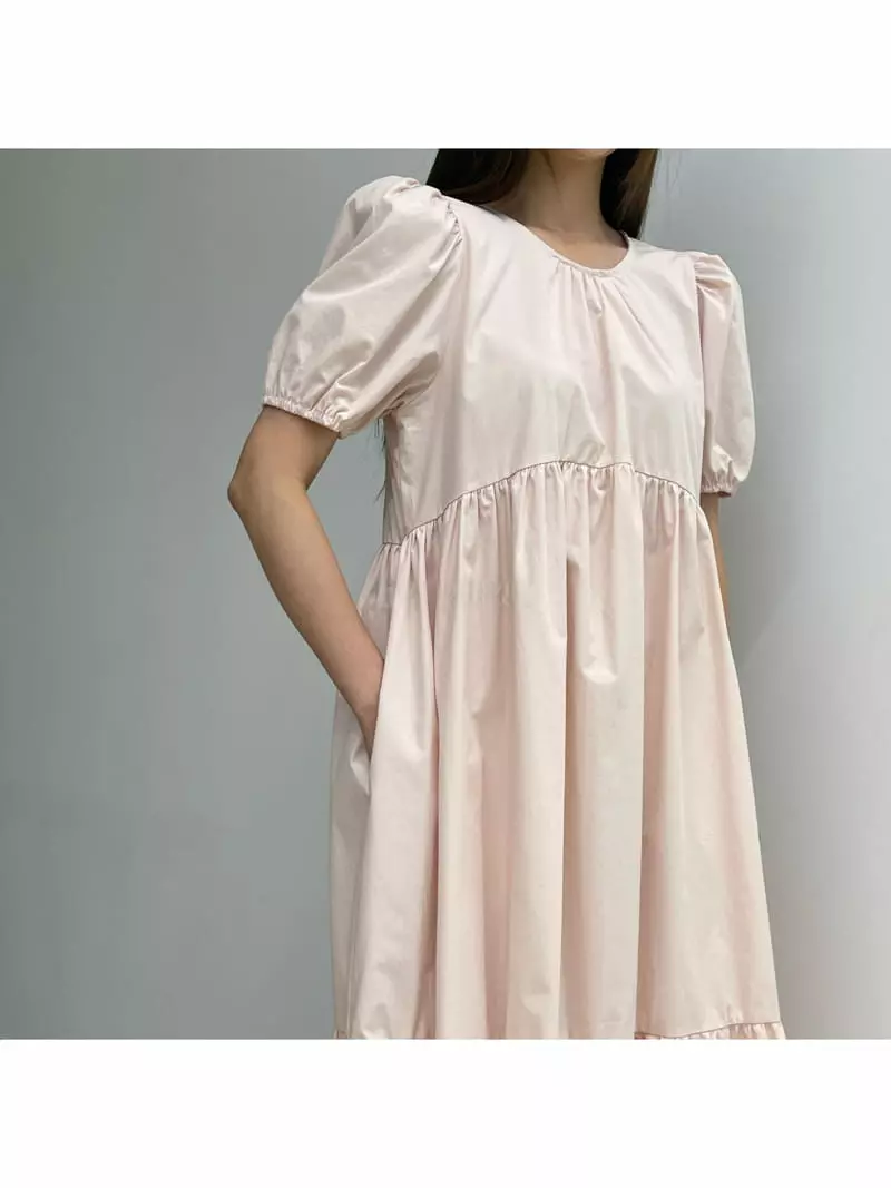 Another Avenue - Korean Women Fashion - #womensfashion - Plare Shirring One-piece - 12