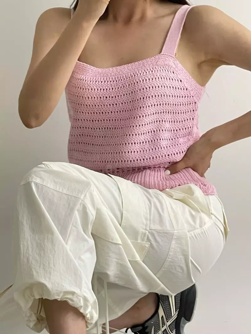 Another Avenue - Korean Women Fashion - #womensfashion - Frill Sleeveless Knit - 11