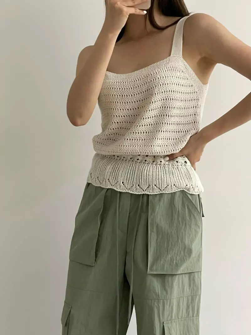 Another Avenue - Korean Women Fashion - #womensfashion - Frill Sleeveless Knit - 5