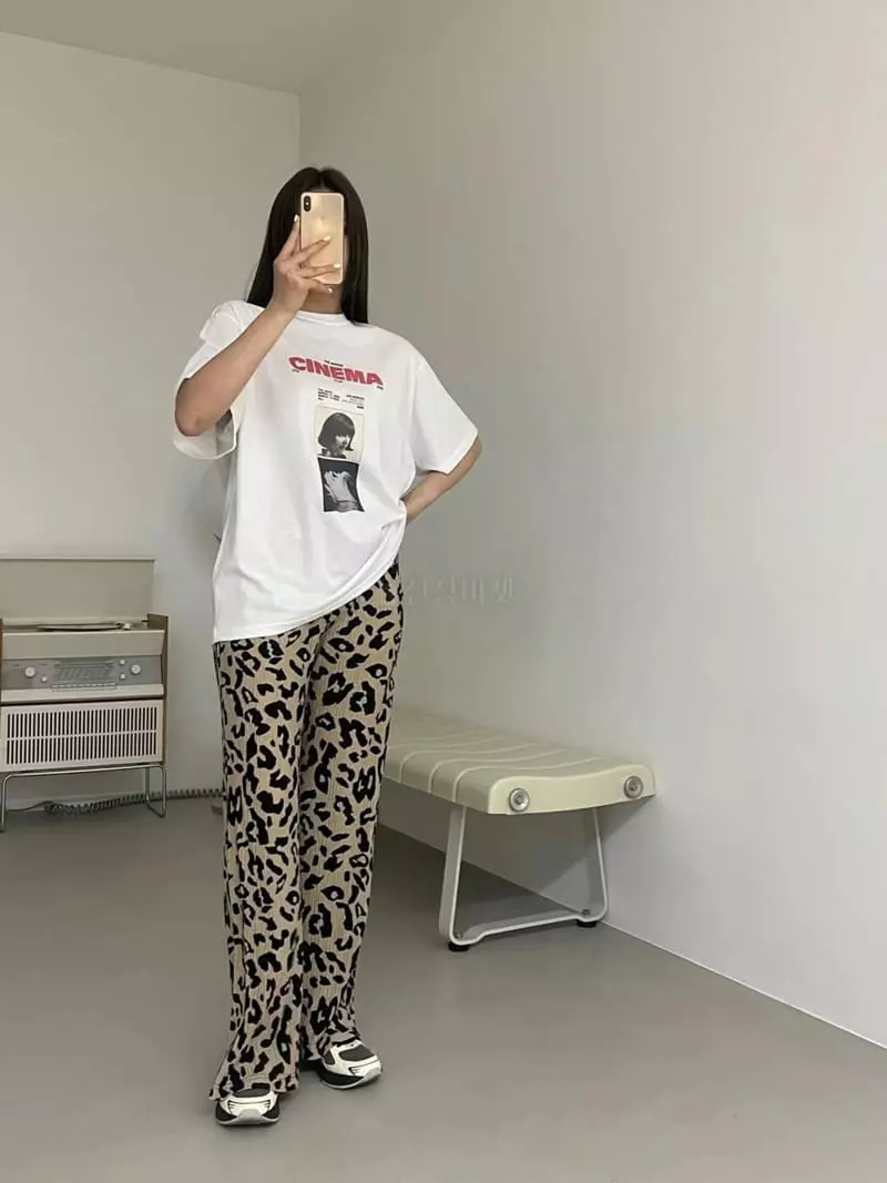 Another Avenue - Korean Women Fashion - #womensfashion - Big Leopard Pants - 11