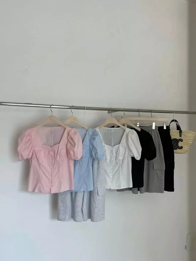 Another Avenue - Korean Women Fashion - #womensfashion - Puff Blouse