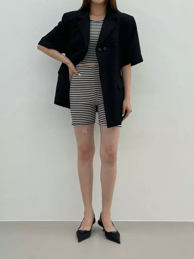 Another Avenue - Korean Women Fashion - #womensfashion - Stripes Leggings