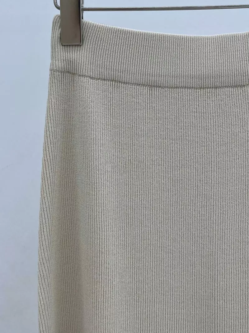 Another Avenue - Korean Women Fashion - #womensfashion - Summer Slit Knit Skirt