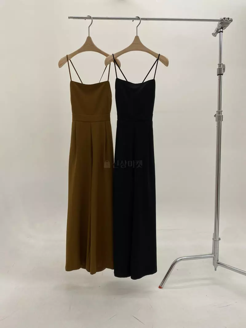 Another J - Korean Women Fashion - #momslook - Stud Jumpsuit