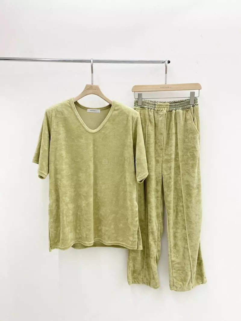 Another J - Korean Women Fashion - #restrostyle - Terry Pants - 4