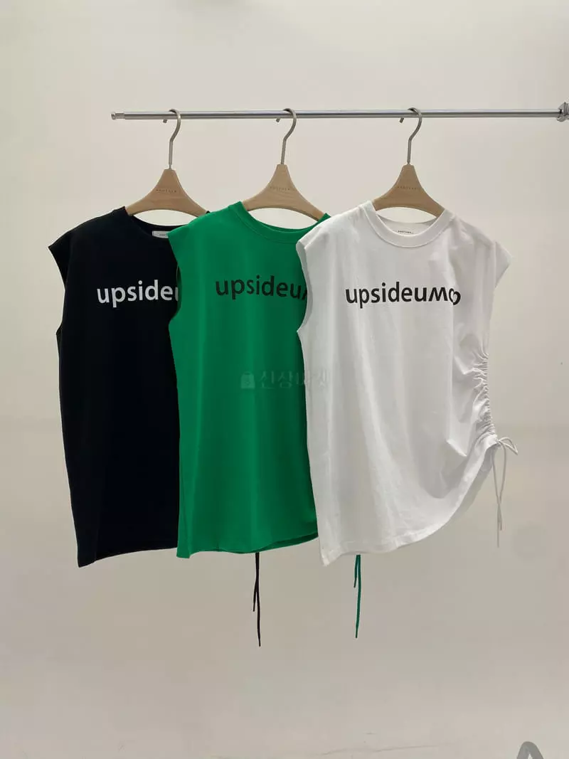 Another J - Korean Women Fashion - #womensfashion - Up Side Tee