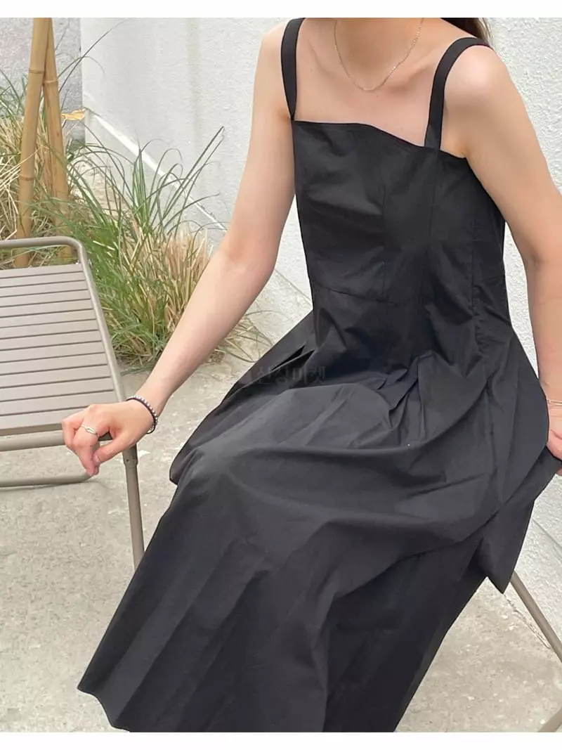 Another Muse - Korean Women Fashion - #womensfashion - Wrinkle One-piece - 4