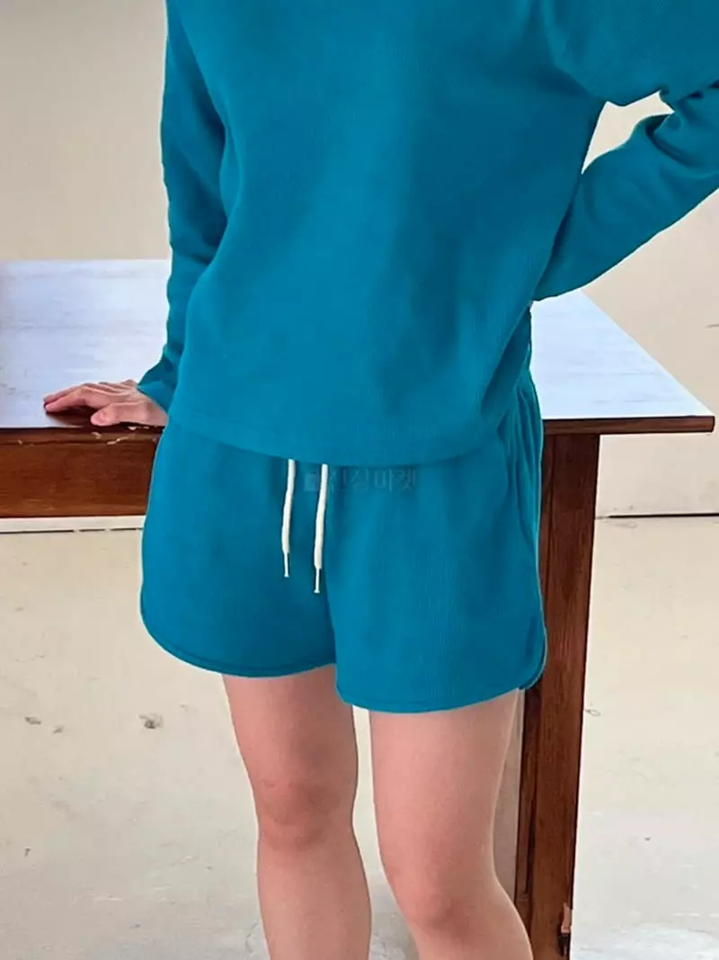 Another Muse - Korean Women Fashion - #womensfashion - Waffle Shorts - 4