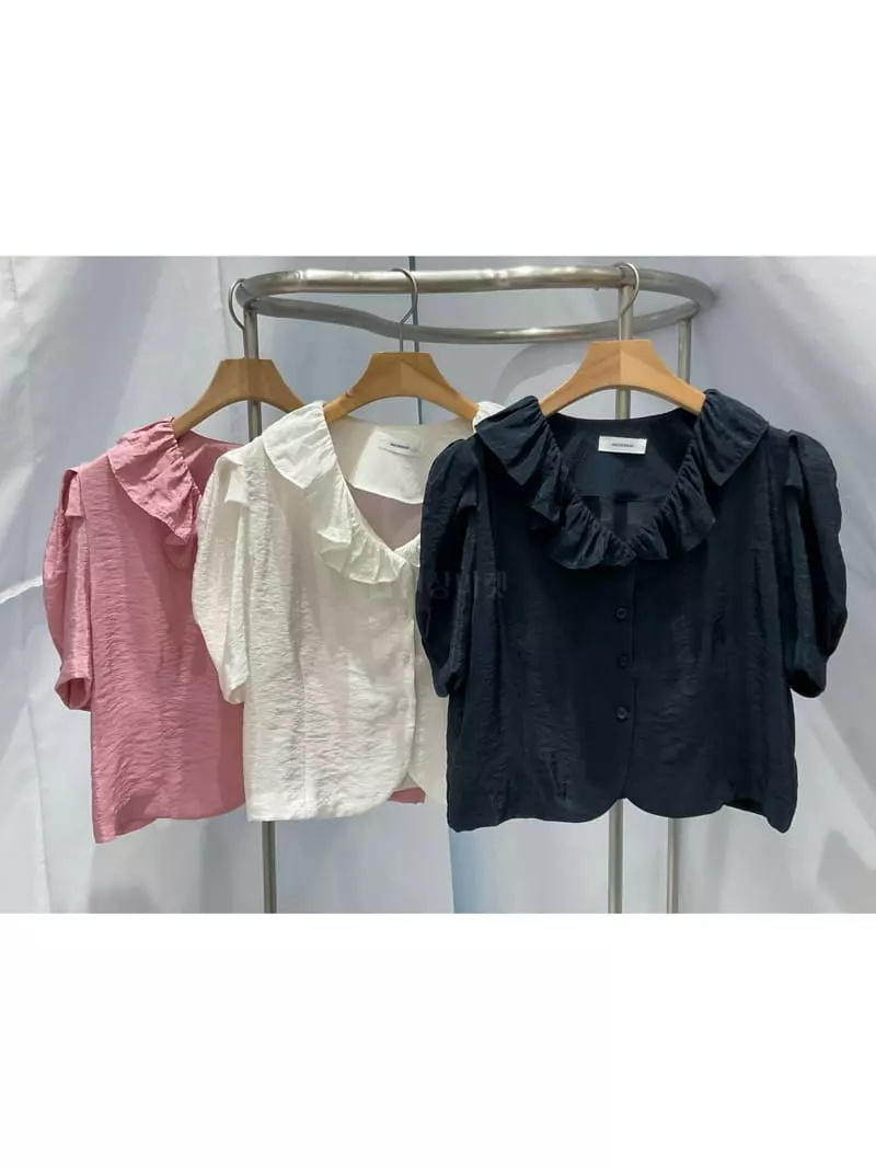 Another Muse - Korean Women Fashion - #pursuepretty - Shatin Blouse - 11