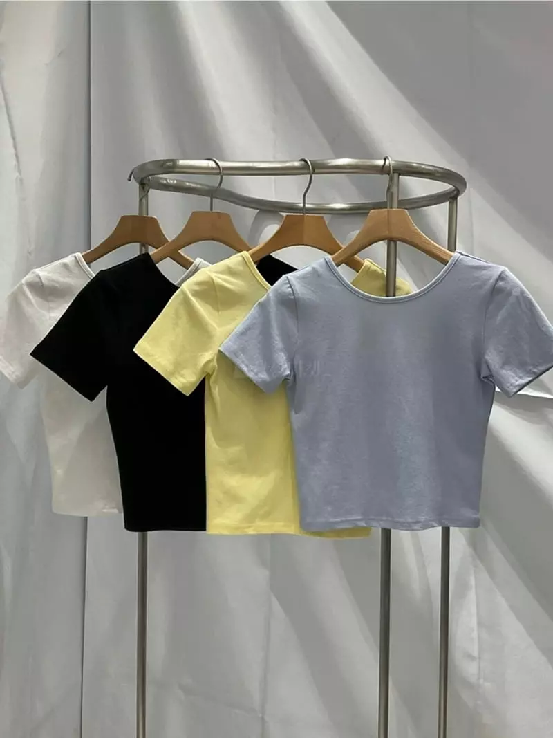 Another Muse - Korean Women Fashion - #thelittlethings - Back U Neck Tee