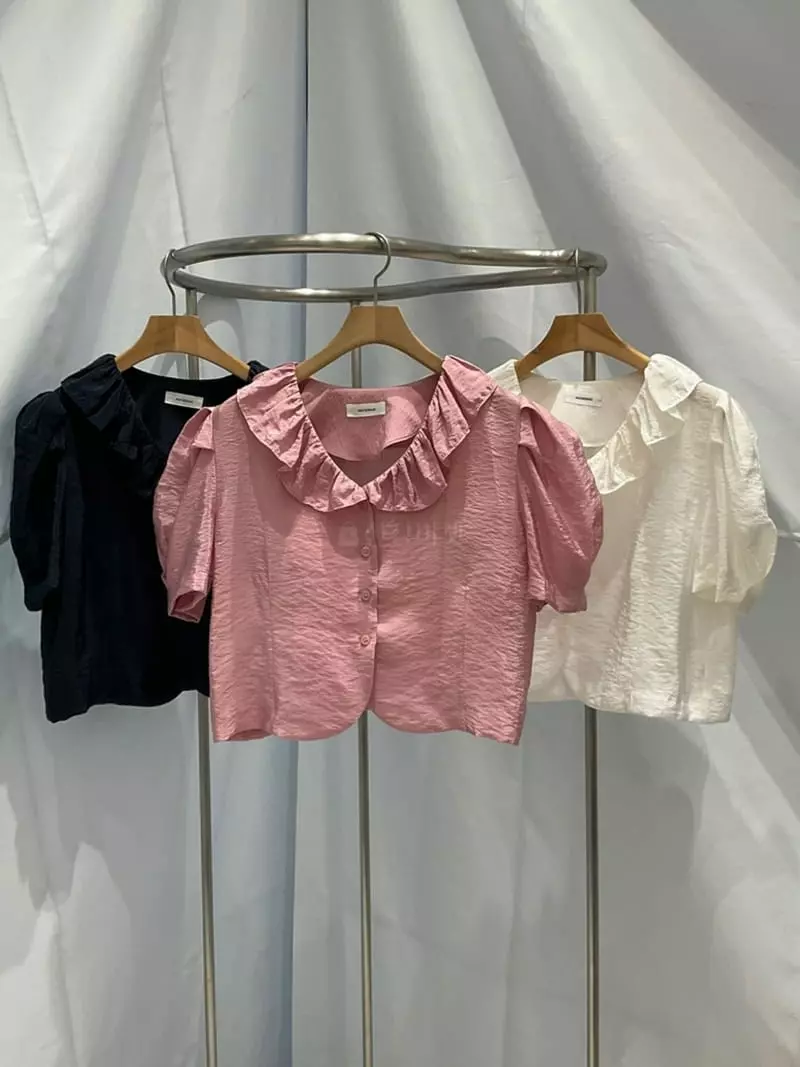 Another Muse - Korean Women Fashion - #vintagekidsstyle - Shatin Blouse - 10