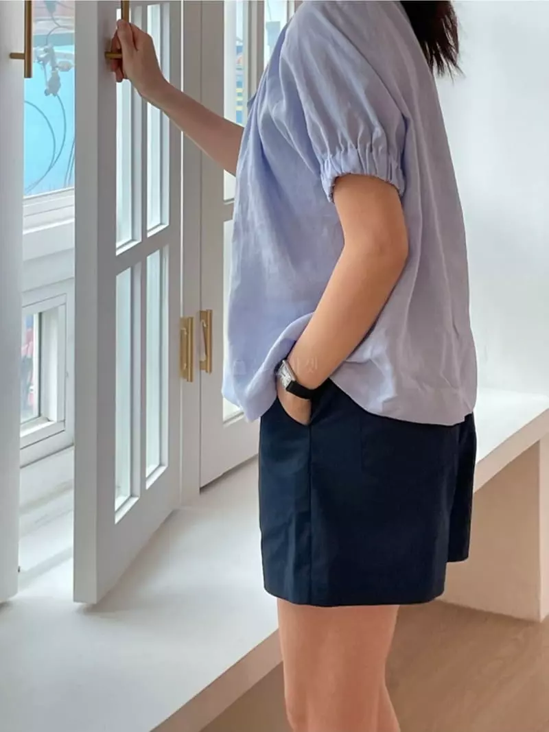 Another Muse - Korean Women Fashion - #womensfashion - Twill Shorts