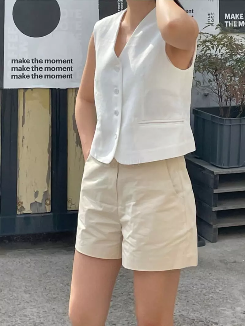 Another Muse - Korean Women Fashion - #womensfashion - Twill Shorts - 3