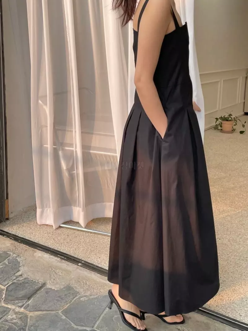 Another Muse - Korean Women Fashion - #womensfashion - Wrinkle One-piece - 3