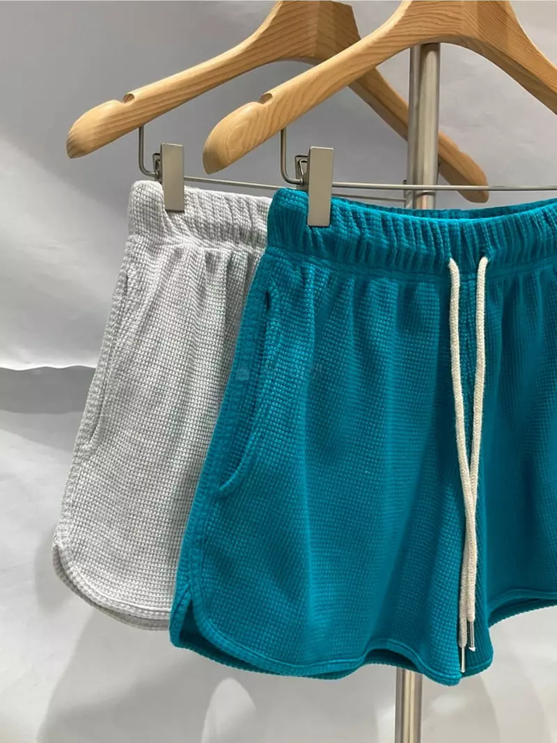 Another Muse - Korean Women Fashion - #womensfashion - Waffle Shorts