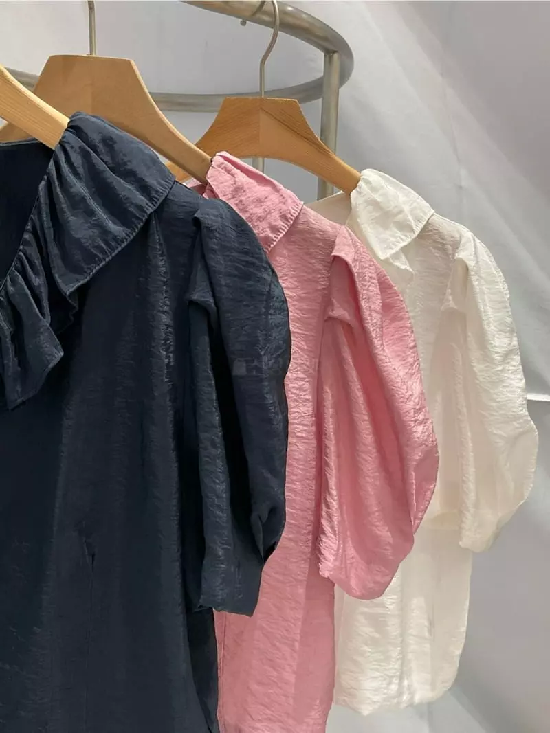 Another Muse - Korean Women Fashion - #womensfashion - Shatin Blouse - 8