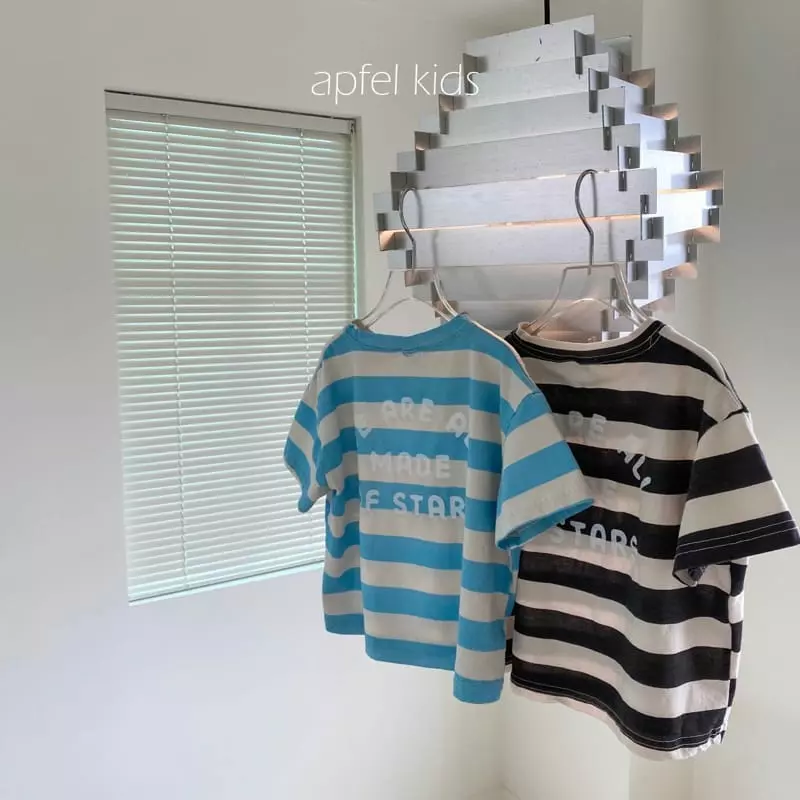 Apfel - Korean Children Fashion - #childofig - We Stripes Tee
