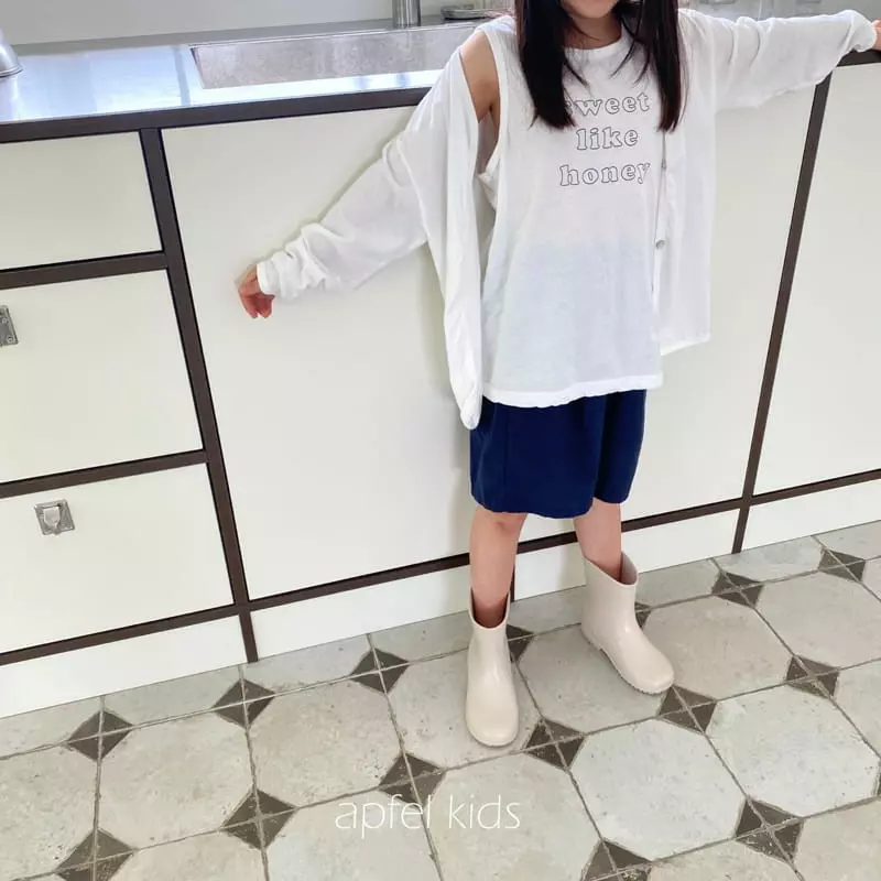 Apfel - Korean Children Fashion - #discoveringself - Sweet Sleeveless Cardigan Set - 4