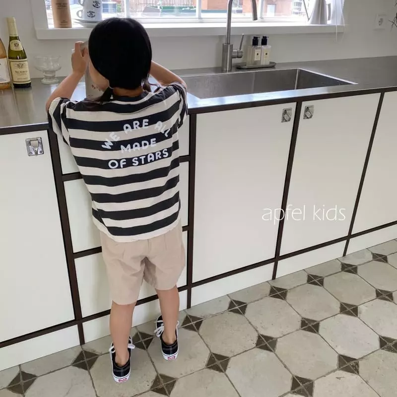 Apfel - Korean Children Fashion - #kidzfashiontrend - We Stripes Tee - 9