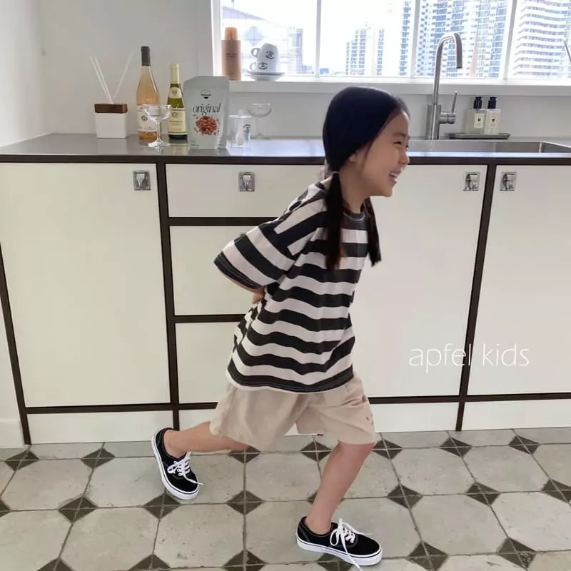 Apfel - Korean Children Fashion - #littlefashionista - We Stripes Tee - 11