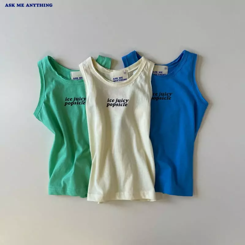 Ask Me Anything - Korean Children Fashion - #Kfashion4kids - Juicy Sleeveless Tee