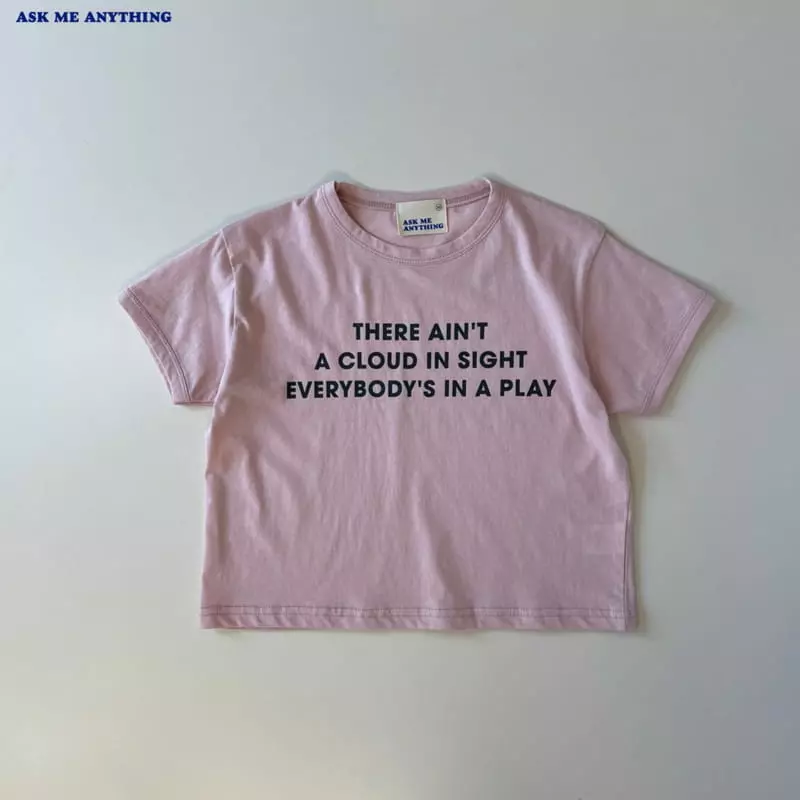 Ask Me Anything - Korean Children Fashion - #childofig - Lettering Tee - 8