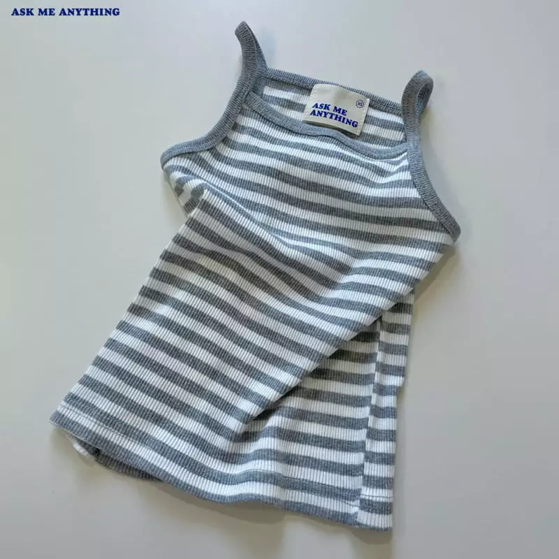 Ask Me Anything - Korean Children Fashion - #childofig - Muse String Sleeveless Tee - 6