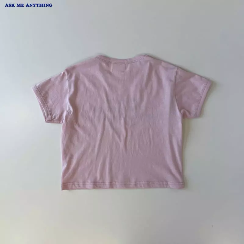 Ask Me Anything - Korean Children Fashion - #designkidswear - Lettering Tee - 10