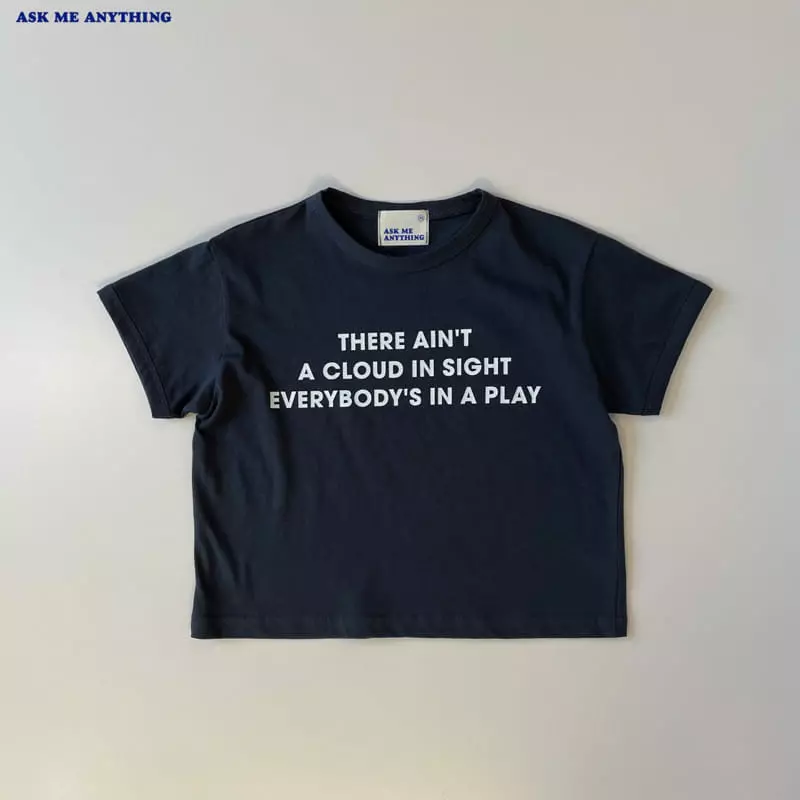 Ask Me Anything - Korean Children Fashion - #discoveringself - Lettering Tee - 11