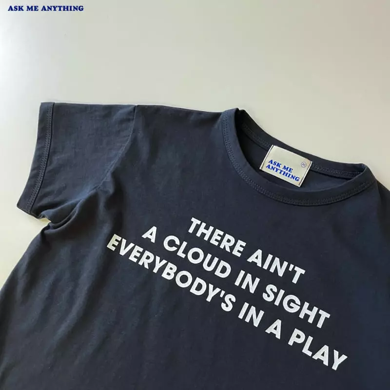 Ask Me Anything - Korean Children Fashion - #fashionkids - Lettering Tee - 12