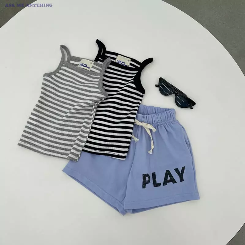 Ask Me Anything - Korean Children Fashion - #fashionkids - Muse String Sleeveless Tee - 10