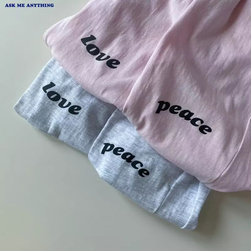 Ask Me Anything - Korean Children Fashion - #kidsshorts - Love Peace Pants - 10