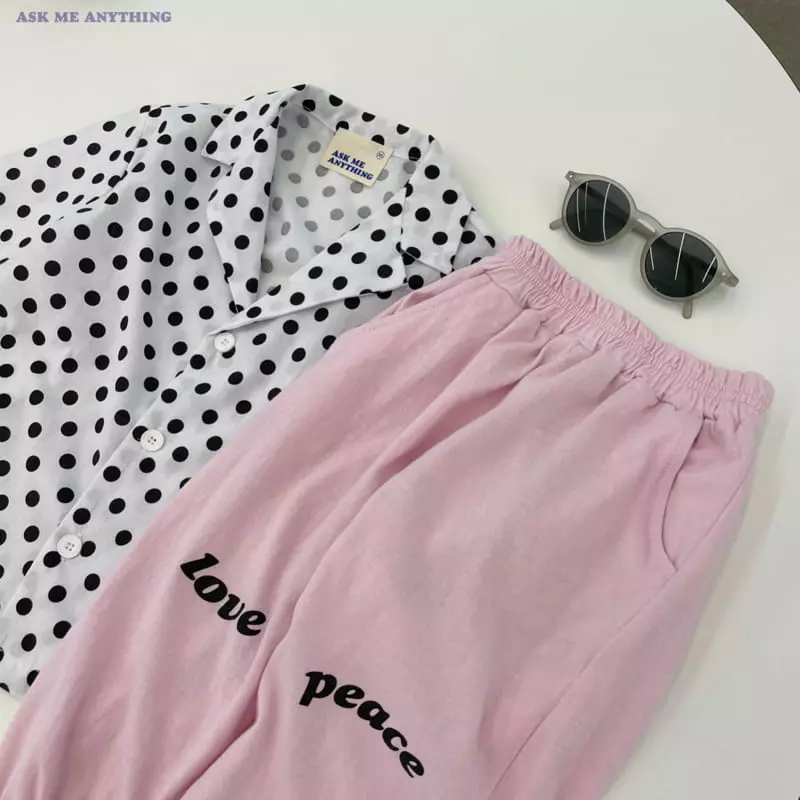 Ask Me Anything - Korean Children Fashion - #kidzfashiontrend - Love Peace Pants - 12