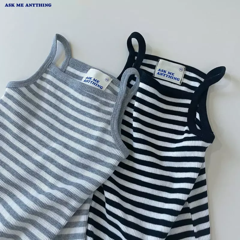 Ask Me Anything - Korean Children Fashion - #littlefashionista - Muse String Sleeveless Tee