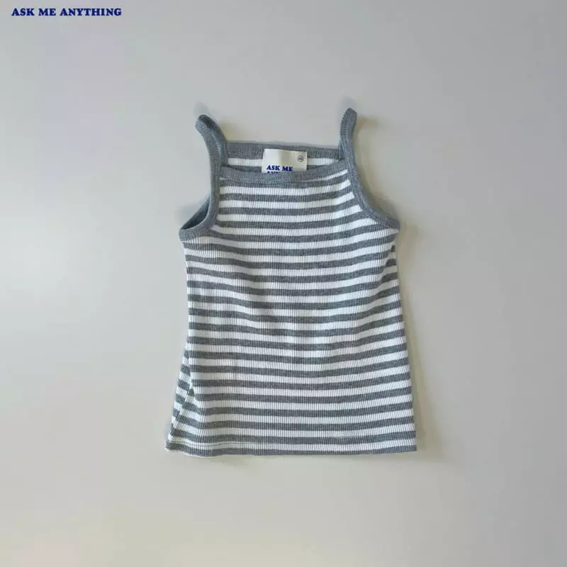 Ask Me Anything - Korean Children Fashion - #magicofchildhood - Muse String Sleeveless Tee - 2
