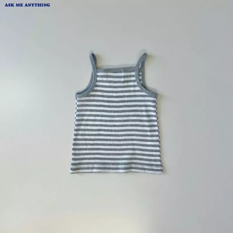 Ask Me Anything - Korean Children Fashion - #minifashionista - Muse String Sleeveless Tee - 3