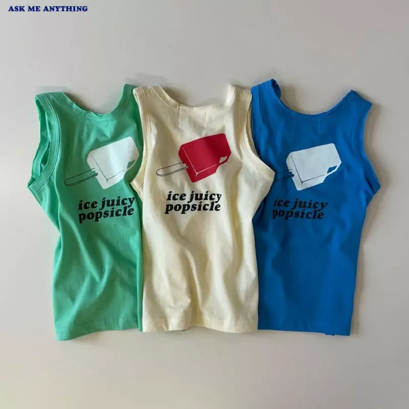 Ask Me Anything - Korean Children Fashion - #prettylittlegirls - Juicy Sleeveless Tee - 5