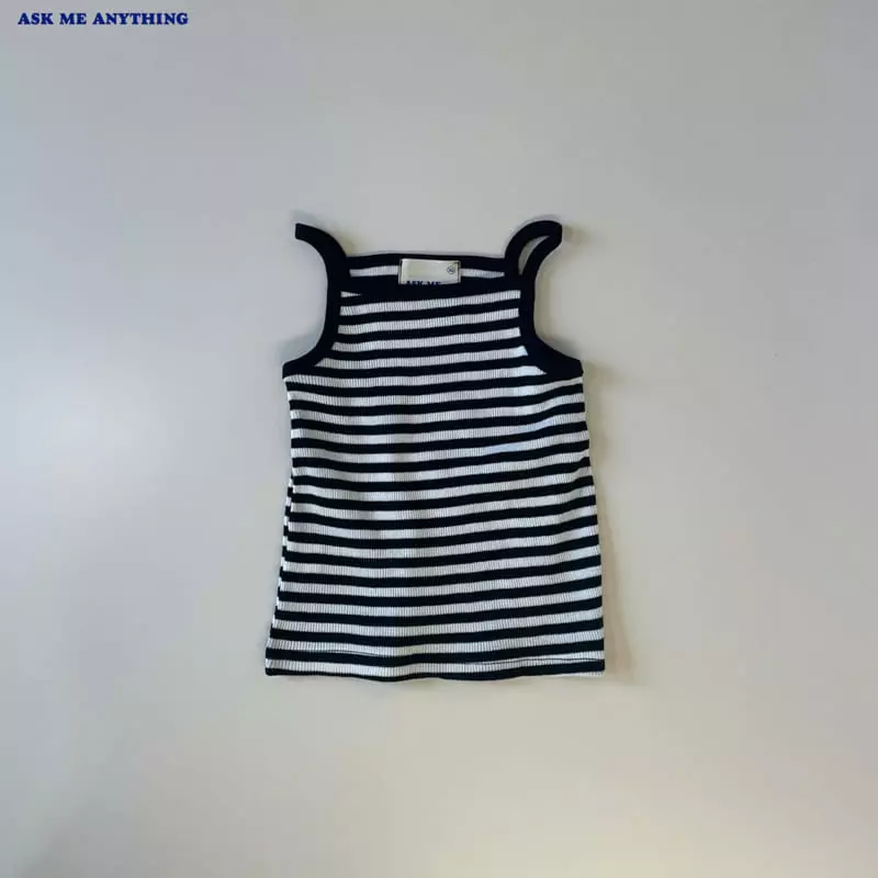 Ask Me Anything - Korean Children Fashion - #minifashionista - Muse String Sleeveless Tee - 4