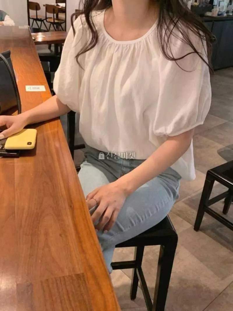 Atthismoment - Korean Women Fashion - #womensfashion - Puff Blouse - 4
