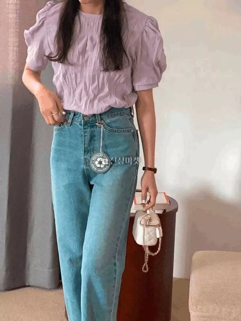 Atthismoment - Korean Women Fashion - #momslook - Pastel Blouse