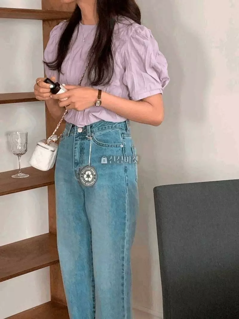 Atthismoment - Korean Women Fashion - #momslook - Pastel Blouse - 3