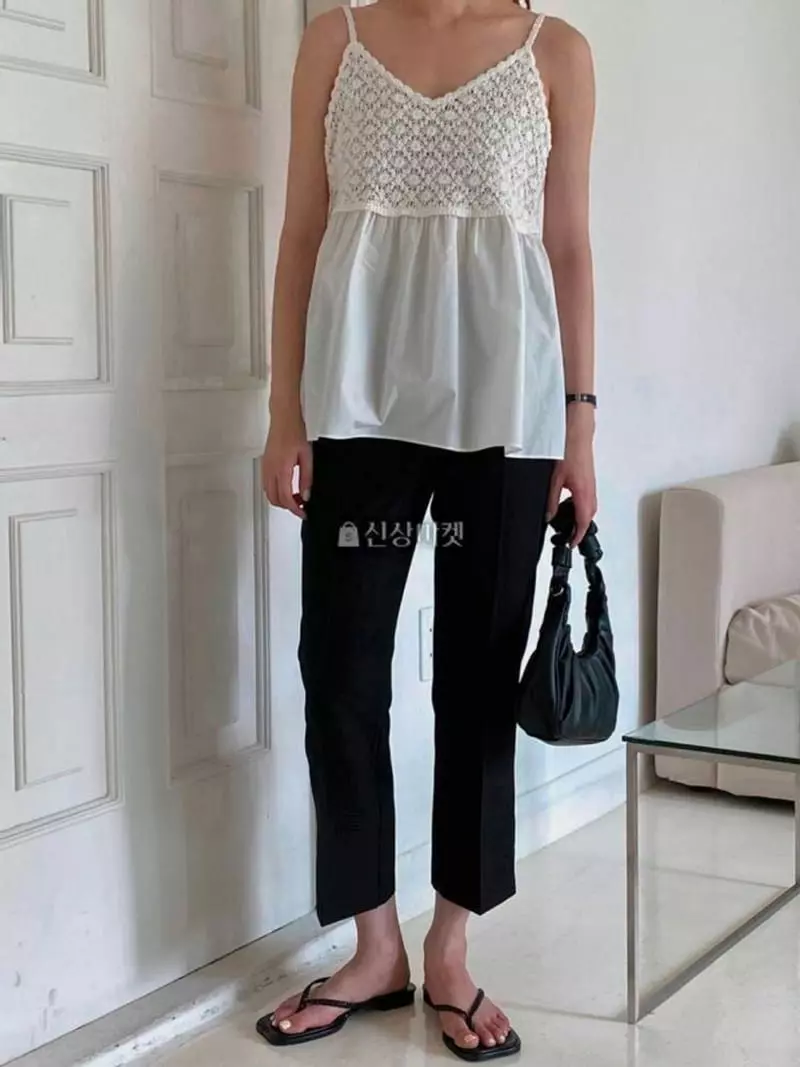 Atthismoment - Korean Women Fashion - #momslook - Cemical Sleeveless - 2