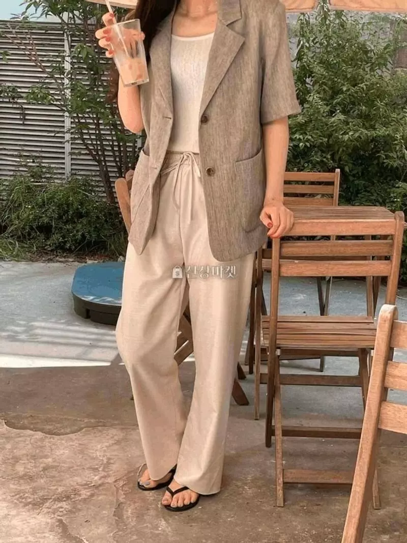 Atthismoment - Korean Women Fashion - #momslook - Cheese Pants