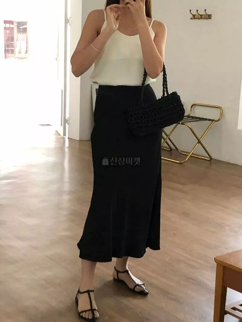 Atthismoment - Korean Women Fashion - #momslook - Slik Sleeveless