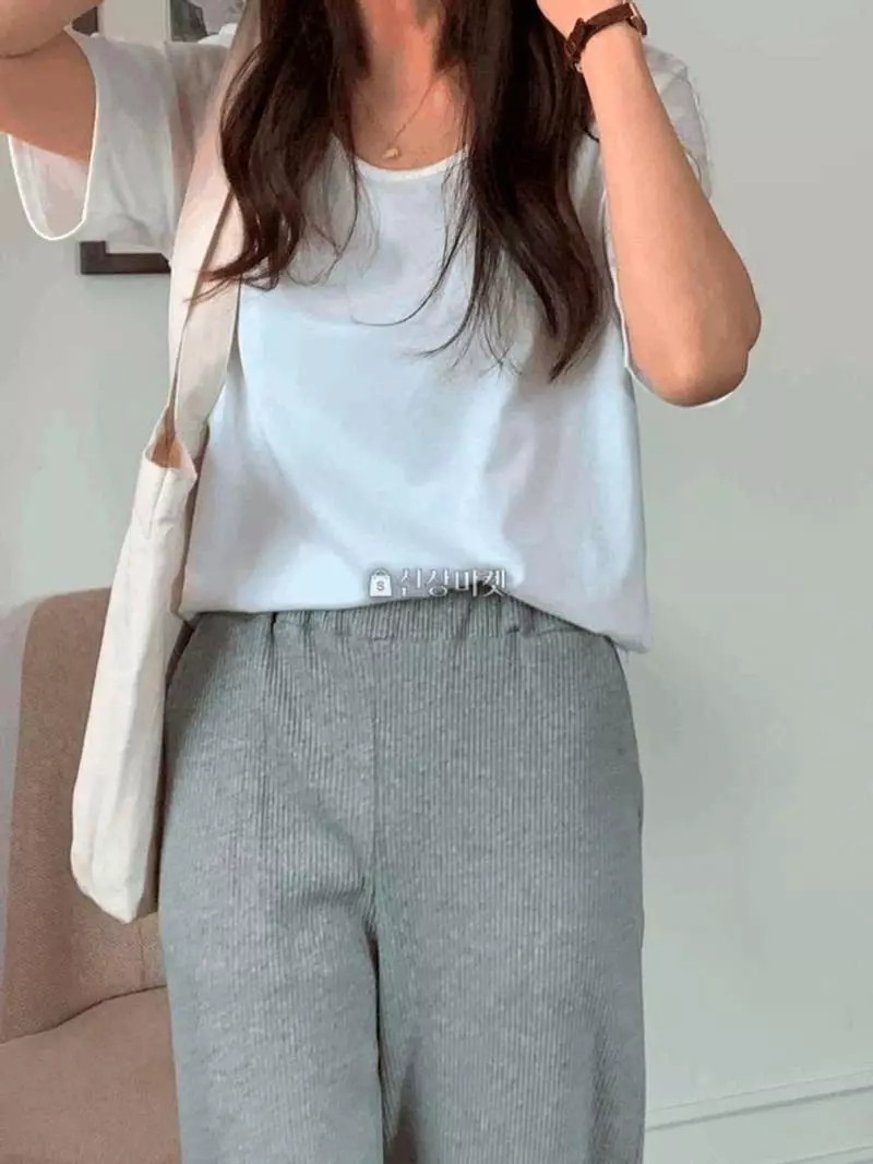 Atthismoment - Korean Women Fashion - #momslook - Butter Tee - 3