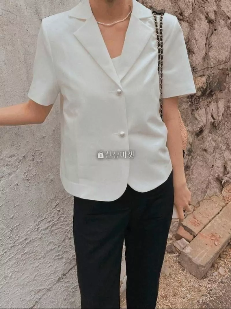 Atthismoment - Korean Women Fashion - #momslook - Pearl Jacket - 2