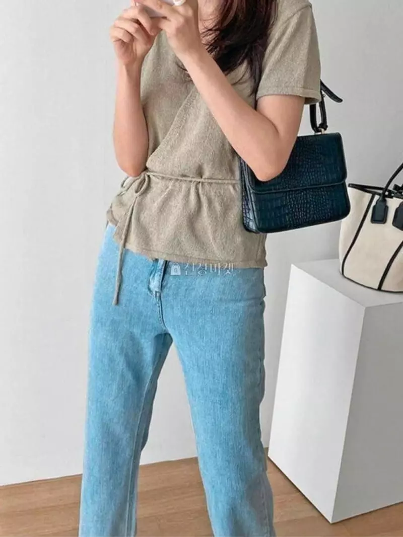 Atthismoment - Korean Women Fashion - #momslook - Wrap Knit Cardigan