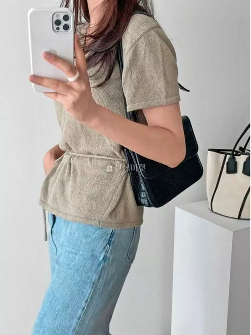 Atthismoment - Korean Women Fashion - #momslook - Wrap Knit Cardigan - 3